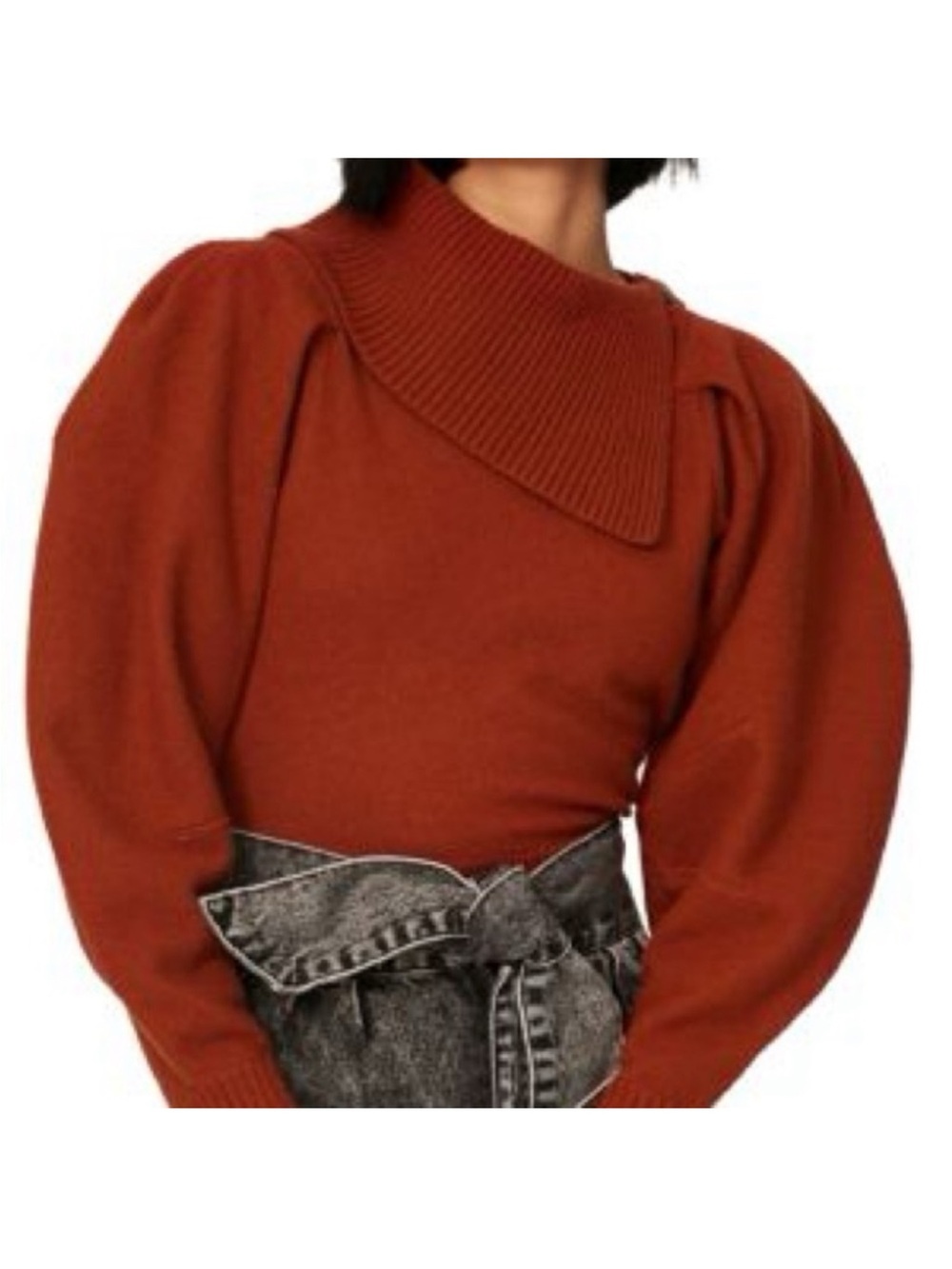Ulla Johnson Riley Pullover Sweater in Sumac